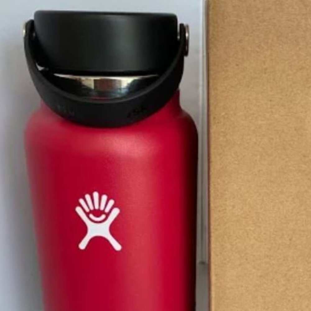 Hydro Flask 32oz Wide Mouth Tumbler scarlet ruby red